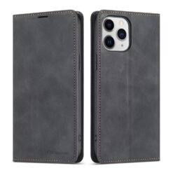 Alternative view of Fornwenw Genuine Leather Flip Cover for iPhone 13 Series