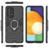 Samsung Galaxy A52 Black Panther Shockproof Armor Ring Case