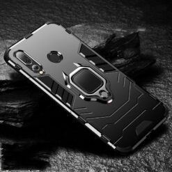 Alternative view of Huawei Y9 (2019) Armor Ring Case + 3D Glass Protector