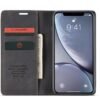 CaseMe Leather Flip Cover for iPhone XR, Xs & Xs Max
