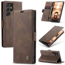 Samsung Galaxy S22 Ultra CaseMe Leather Flip Case