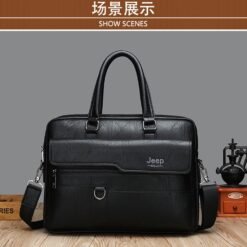 Alternative view of JEEP BULUO Men Business Briefcase High Quality Office Laptop & Macbook Bag