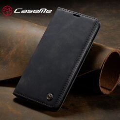 Alternative view of iPhone 12 Series Caseme Leather Flip Cover