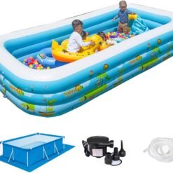 Alternative view of Inflatable Pool for Kids Family with Electric Pump