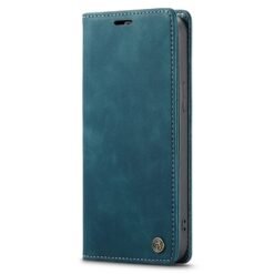 iPhone 12 Series Caseme Leather Flip Cover - Green