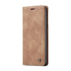 iPhone 12 Series Caseme Leather Flip Cover - Brown