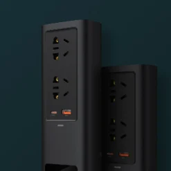 Alternative view of Baseus Power Inverter DC 12V to AC 220V 150W Dual Port Fast Charging Car Power Station