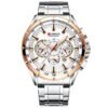 Wrist Watch Men Waterproof Chronograph Military Army Stainless Steel Male Clock Man Sport Watches