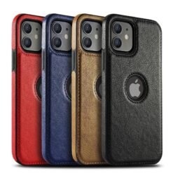 Alternative view of iPhone 11 Series PU Leather Shockproof Business Style Mobile Phone Case