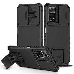 Alternative view of Redmi Note 11/11s Slide  Lens 360 Protective Armored Bumper Case