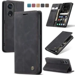 Alternative view of CASEME Premium Quality Leather Flip Cover for Oppo Reno Series