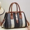 Molodo Crossbody Bags for Women Stylish Satchel Handbag Canvas Tote Bag for Work Travel 2023