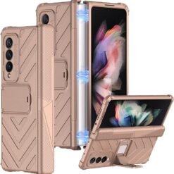 Samsung Galaxy Z Fold 3/4 Case with Stand Adjustable Stand, Magnetic Hinge Cover, Upgrade Drop Shock Resistant Folding Case