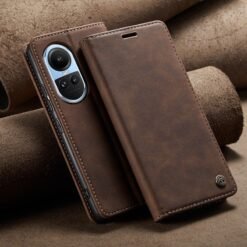 Alternative view of Oppo Reno 10 5G Series Premium Quality CaseMe Leather Flip Cover