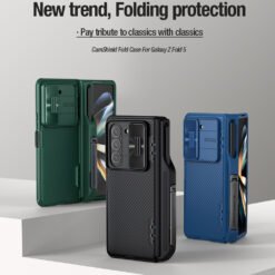 Alternative view of Samsung Galaxy Z Fold 5 Nillkin Camshield Fold Bracket Version Camera protective cover case