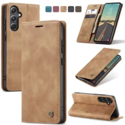 Alternative view of Samsung Galaxy S23 Series CaseMe Leather Flip Cover with Wallet Slots