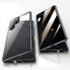 Magnetic Double Sided Clear Tempered Glass Full Protective Case for Samsung Galaxy S Series