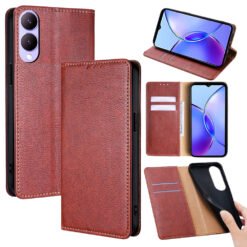 Premium Quality Leather Flip Cases for VIVO V29 and VIVO Y17s Series - Vivo Y17s