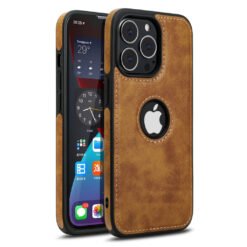 Luxury Premium PU Business Style Leather Stitching Case Cover For iPhone Series