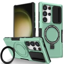 Alternative view of Heavy Duty Protective Sliding Camshield Magsafe Case for Samsung Galaxy S22/S23/S24 Ultra Series