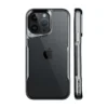 Exquisite Electroplated Acrylic Luxury Shockproof Shell with TPU Soft Frame Phone Case for iPhone Series