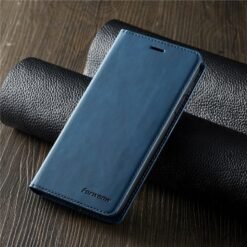 Oppo Reno 12/12F Series Fornwenw Leather Flip Cover - Turquoise Blue