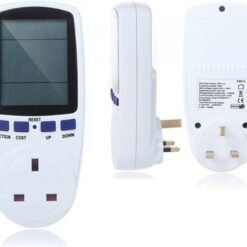 Alternative view of Digital Electricity Meter Power Meter Meter, Electrical Outlet Analyzer, Electricity Usage Monitor, Power Meter with Plug Socket to Measure Voltage Power Ammeter Current