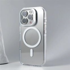 Alternative view of Luxury Premium Transparent Invisible Lens KickStand MagSafe Phone Case Cover For iPhone series