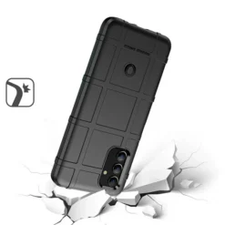 Alternative view of Luxury Premium Rugged Shield Hybrid TPU Thick Solid Rough Armor Silicone Texture Case Cover For Samsung Galaxy A15/A25/A35/A54/A55