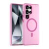 Luxury Premium Matte Candy Magnetic Wireless Charging Transparent Case Covers For Samsung S Series