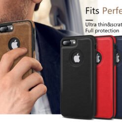 Luxury Premium Pu Leather Back Case Cover For iPhone 7 Plus/iPhone 8 Plus