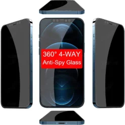 Anti-spy Protective Privacy 3D Glass Protector For iPhone Series