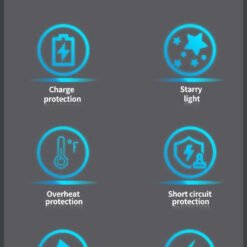 Alternative view of 4 in1 Retractable Car Charger with USB Roof Star Type-C Cable Fast Charging Cigarette Lighter Adapter