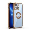 Luxury Premium Transparent Plating Magsafe with Full Camera Lens Case Cover For iPhone 14/14 Plus
