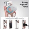 Luxury Premium Walnut Wood Metal Borderless Armor Case 360° Rotating Magnetic Bracket Shockproof Cover For iPhone Series