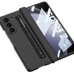 Alternative view of Samsung Galaxy Z Fold 5/6/7 Ultra Hybrid Premium Skin-Feeling Matte Magnetic Folding Case With Hinge S Pen And Tempered Shockproof Protector