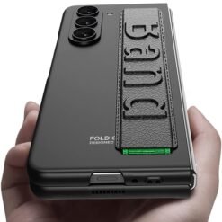 Alternative view of GKK Grip Wristband Band Slim Matte Hard Case Cover For Samsung Galaxy Z Fold 5