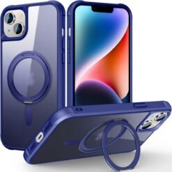Alternative view of Luxury Premium Traslucent Case Cover With Ring Stand For iPhone 15/15 Plus