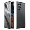 Luxury Premium 360° Full Surround Metal alloy Magnetic Case Cover For Samsung Galaxy S24 Ultra
