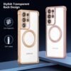 Luxury Premium Transparent Plating Anti-Scratch with Full Camera Cover For Samsung Galaxy S23 Ultra