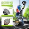 Leepiya Car Phone Mount Video Recording Universal Magic Arm Suction Car Phone Mount  Holder