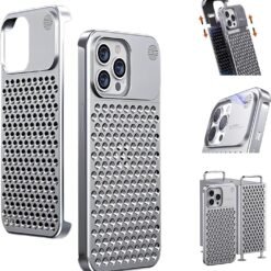 Luxury Ultra thin Aluminum Alloy Heat Dissipation Aromatherapy Anti-Scratch Slim Case Cover For iPhone series