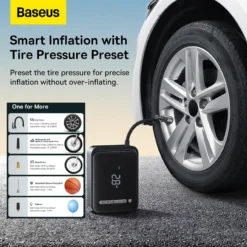 Alternative view of BASEUS 2 in 1 1000A Car Jump Starter Power Bank and Portable Air Compressor Inflator Pump