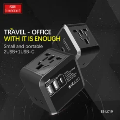Earldom USB International With Type C to USB 3.1 Universal Travel Adapter
