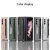 Luxury Premium Magnetic Pen Slot Hard Kickstand Protection Case Cover For Samsung Galaxy Z Fold Series