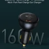 Baseus 160W Car Charger QC 5.0 Fast Quick Charging PD3.0  USB Type C Car Charger