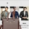 Luxury Briefcase Business PU Leather office Laptop Bag