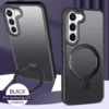 Luxury Premium Magnetic Matte Ring Holder Bracket Stand Case Cover For Samsung Galaxy S23 Plus