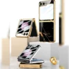 Luxury Premium Marble Patterned Case Cover For Samsung Galaxy Z Flip 5 5G