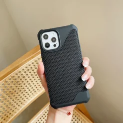 Alternative view of Magnetic Magsafe absorption Leather Phone Case Cover and 3D Glass Protector For iPhone 14 Pro Max